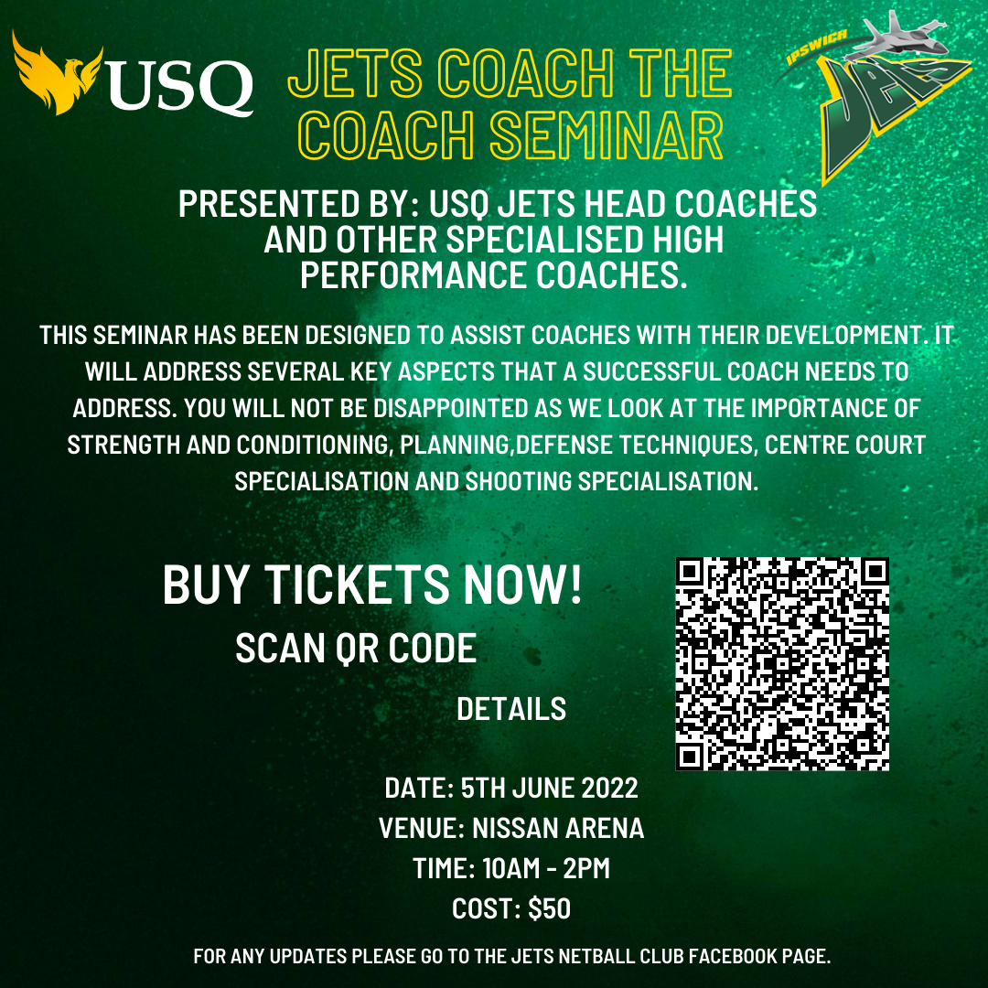 USQ Jets Coaching Seminar Netball Queensland
